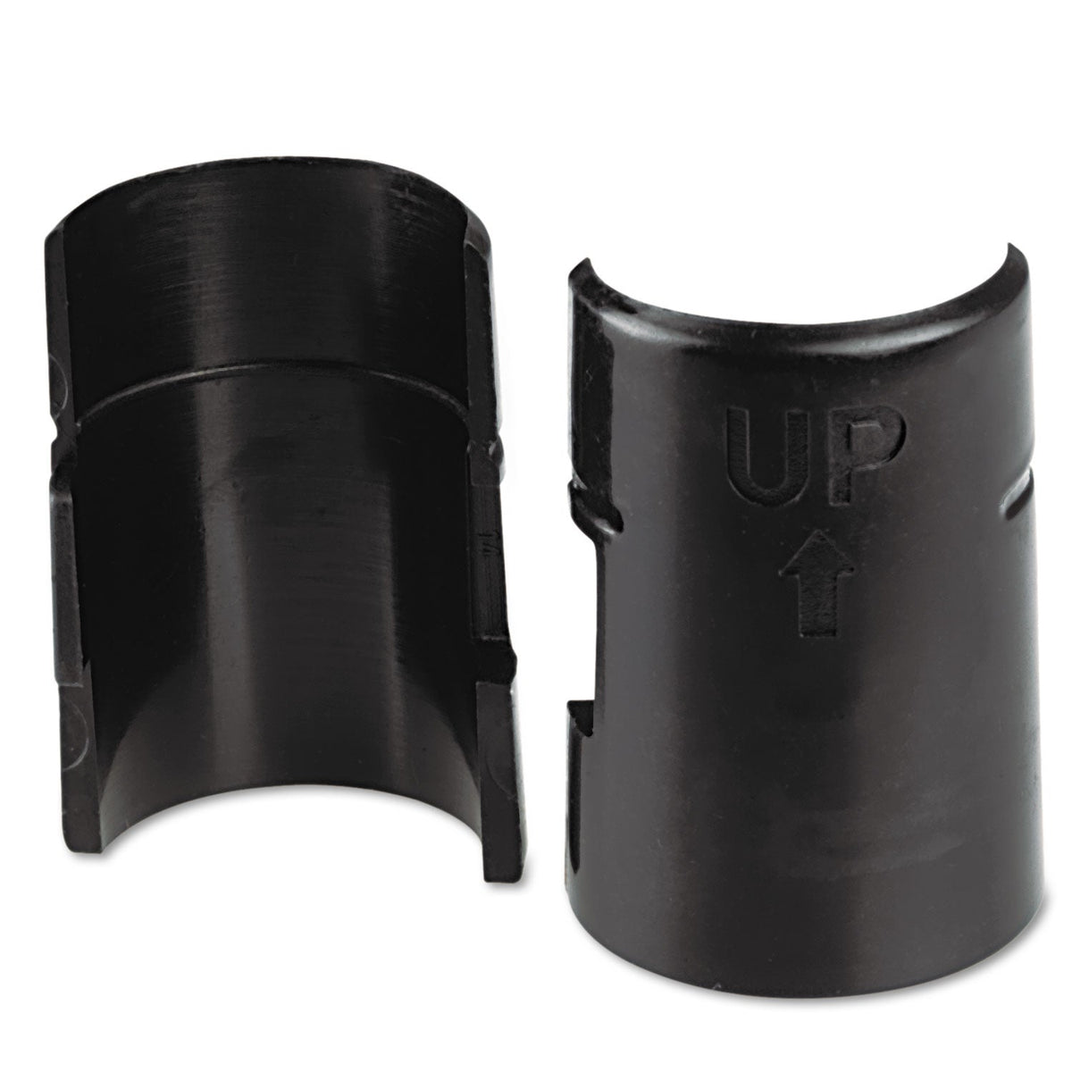 Alera Wire Shelving Shelf Lock Clips, Plastic, Black, 4 Clips/Pack