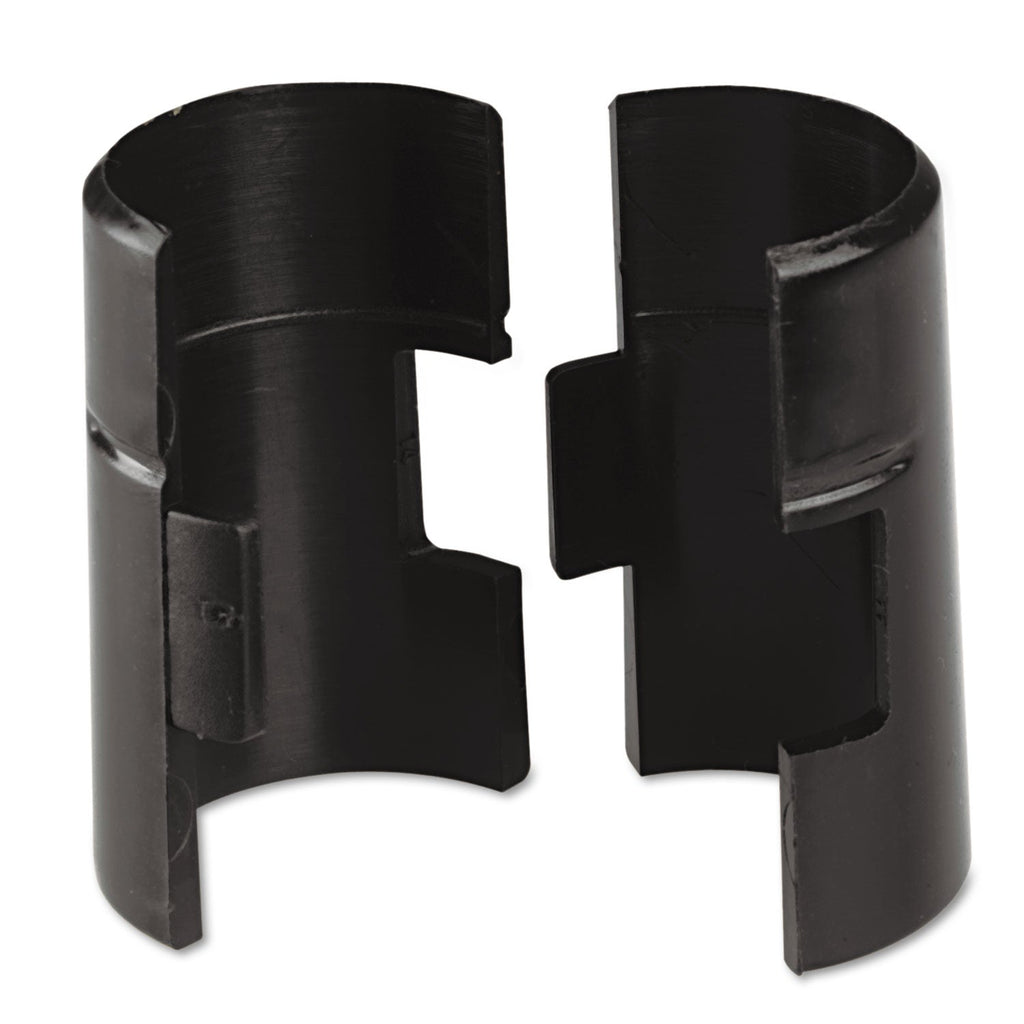Alera Wire Shelving Shelf Lock Clips, Plastic, Black, 4 Clips/Pack