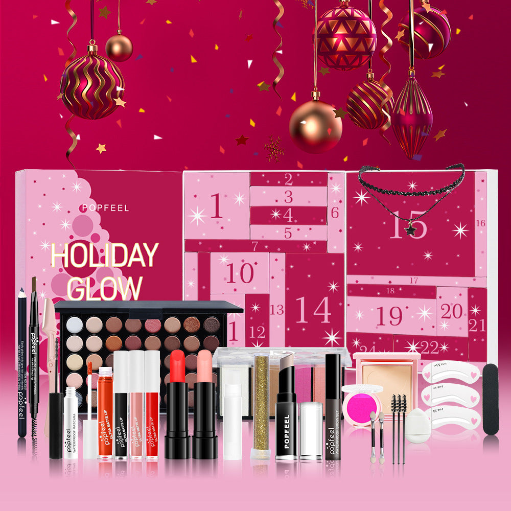 Makeup Set Earth Tone Eyeshadow Lip Gloss Lipstick And Other Suitable For Beginners