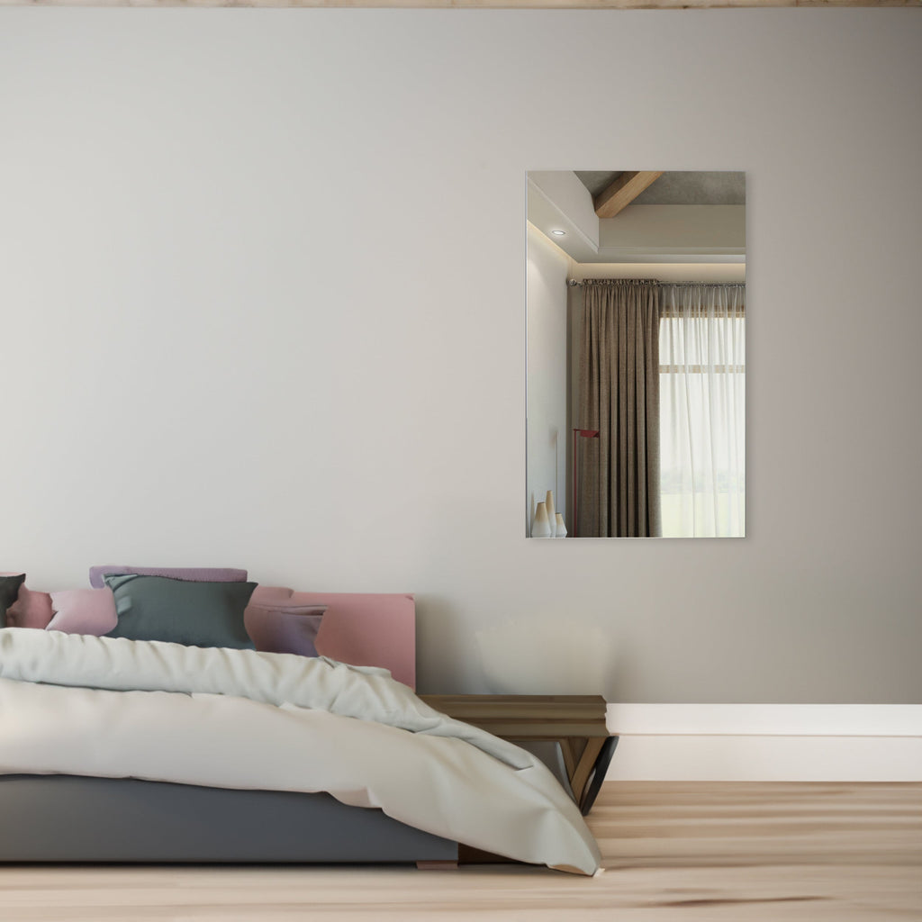 60"x36" Oversized Modern Rectangle Bathroom Mirror with Silver Frame Decorative Large Wall Mirrors for Bathroom Living Room