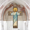 Jesus Cross Outdoor Decor by G. DeBrekht - Nativity Holiday Decor - 8191166-2F