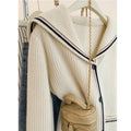 European-style Relaxed-fit Cashmere Knit Cardigan