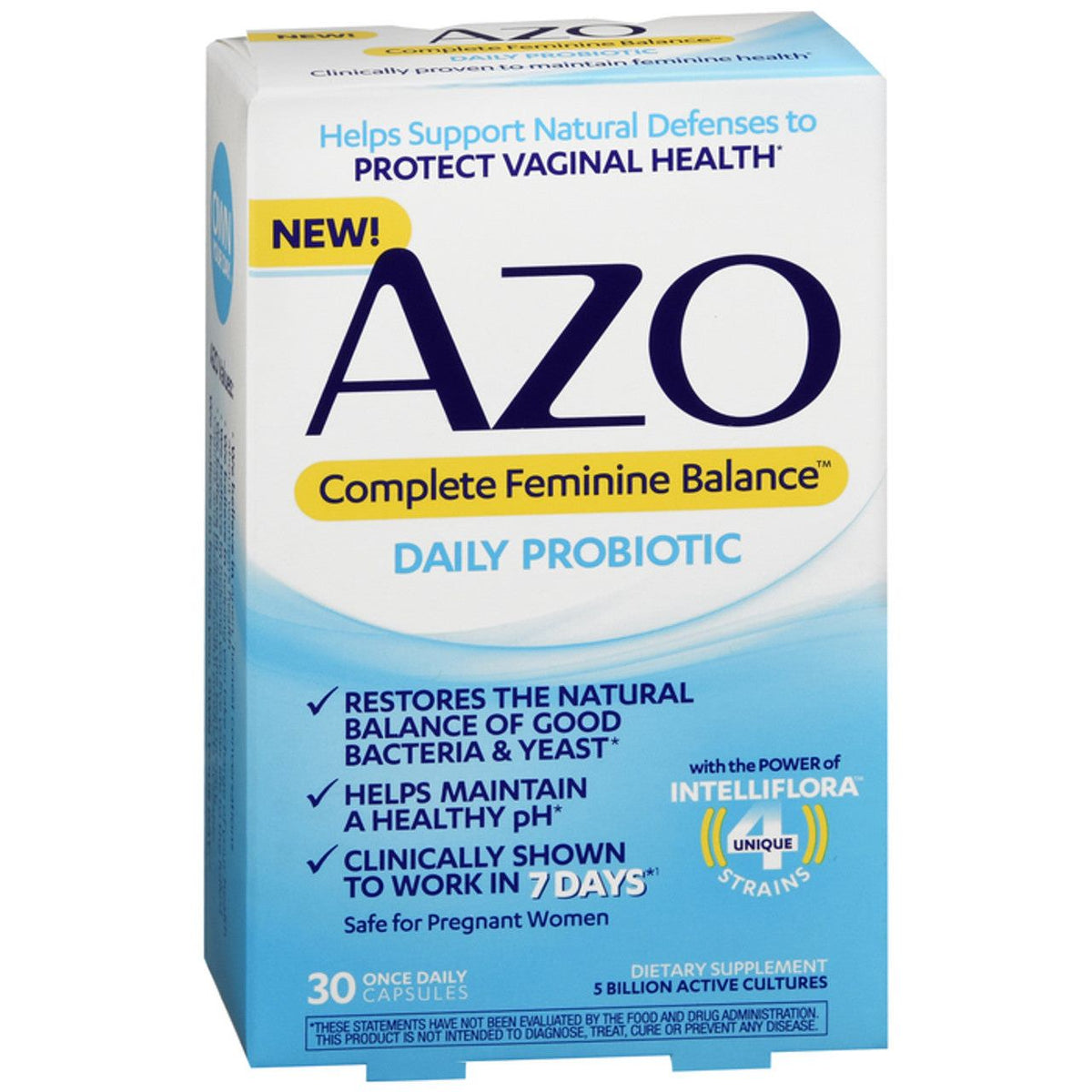 AZO® Complete Feminine Balance Daily Probiotic Capsule, 30 EA