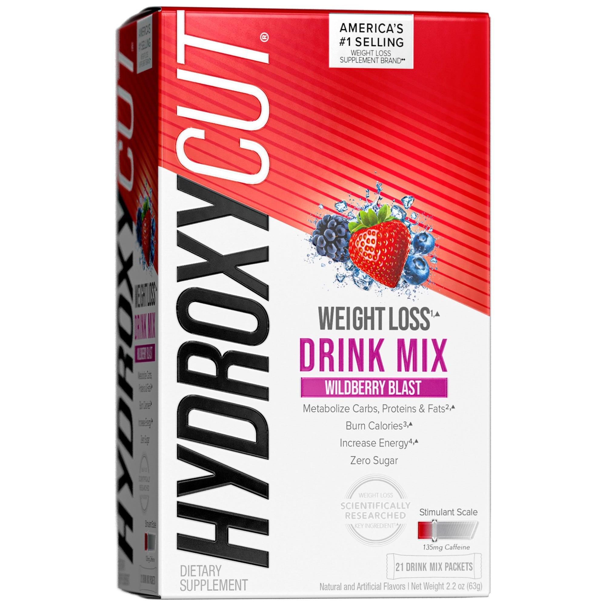 Hydroxycut Pro Clinical Instant Drink Mix Packets, Wildberry 21 ct