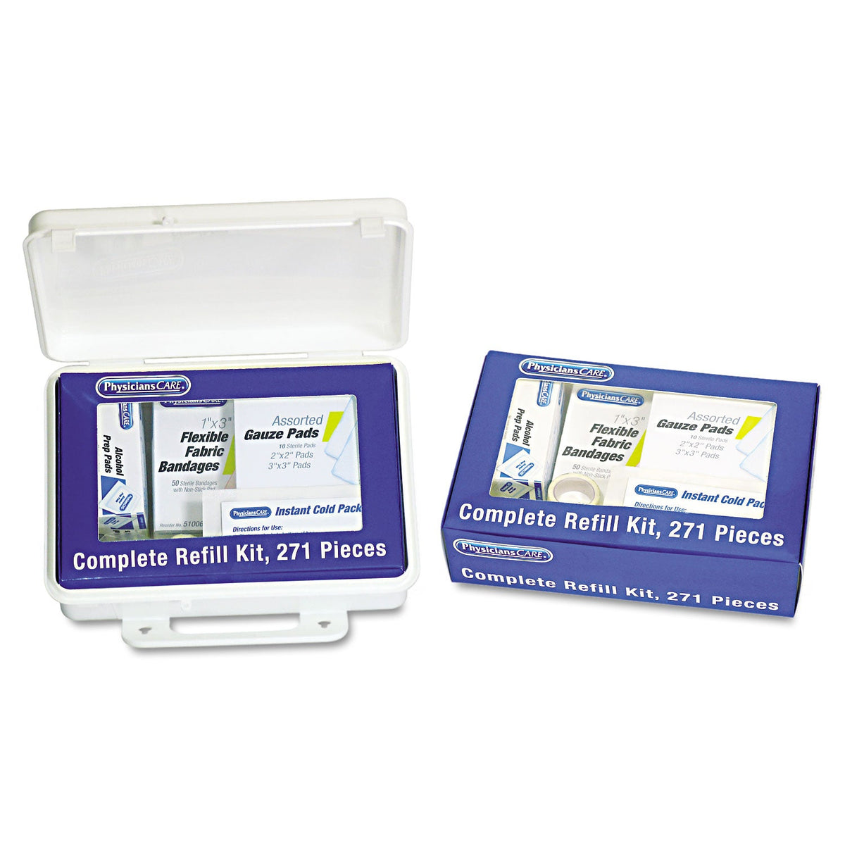 PhysiciansCare Complete Care First Aid Kit Refill, 271 Pieces, Box