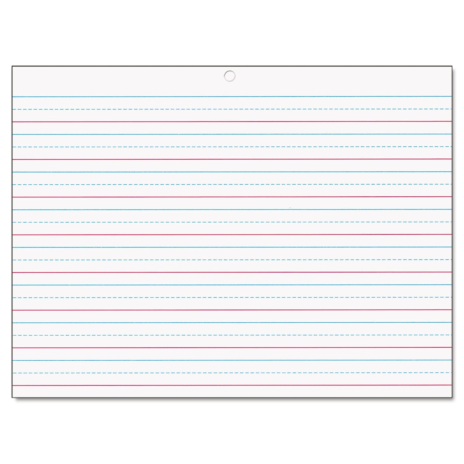 Pacon Multi-Sensory Handwriting Tablet, 5/8" Long Rule, 8 x 10.5, 40/Pad