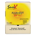 SunX SPF30 Sunscreen, Single Dose Pouch, 100/Box