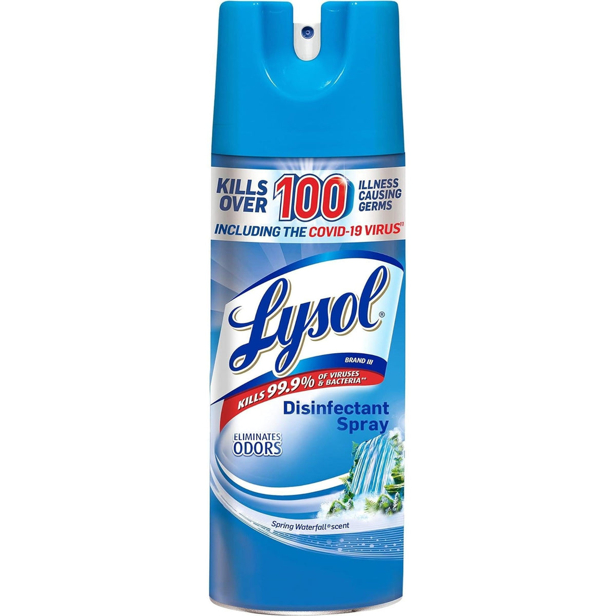 Lysol Disinfectant Spray, Spring Waterfall Scent, 19 Oz Aerosol Spray