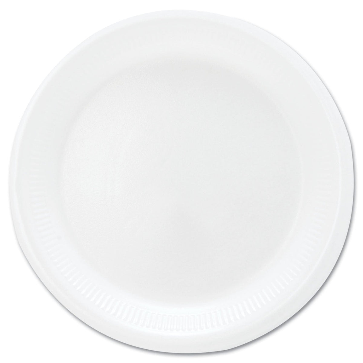 Dart Mediumweight Foam Dinnerware, Plates, 6" dia, White, 125/Pack