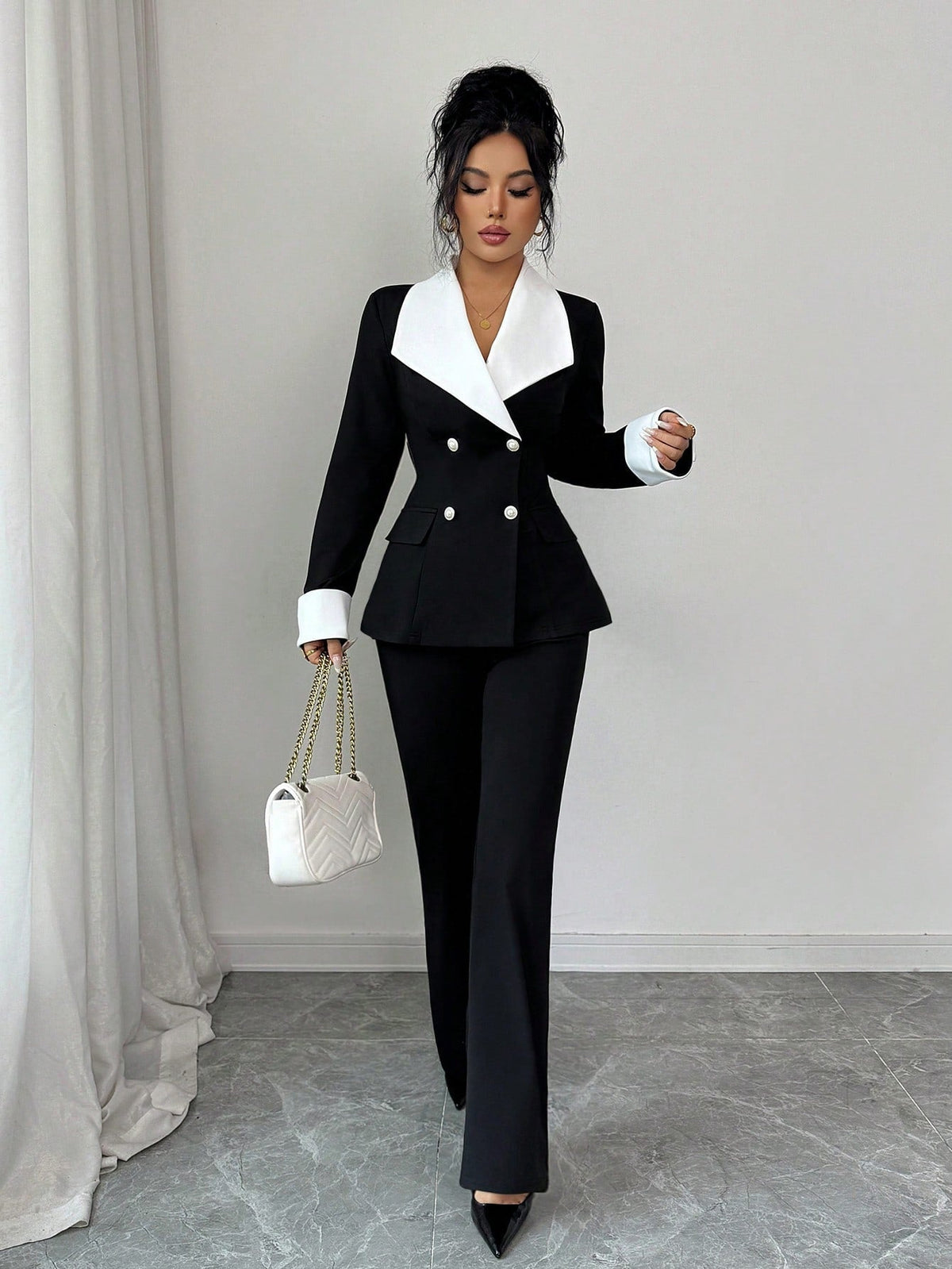 Slimming Double-breasted Chic Blazer
