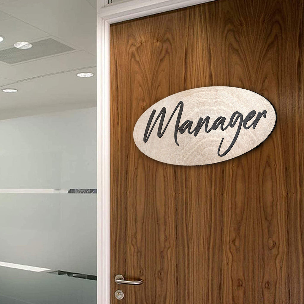 Manager Sign, wood sign, Office sign, Handmade in the USA Sign, Sings for business - 320318