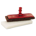 3M Doodlebug Threaded Pad Holder Kit, 4.63 x 10, Orange, 4/Carton