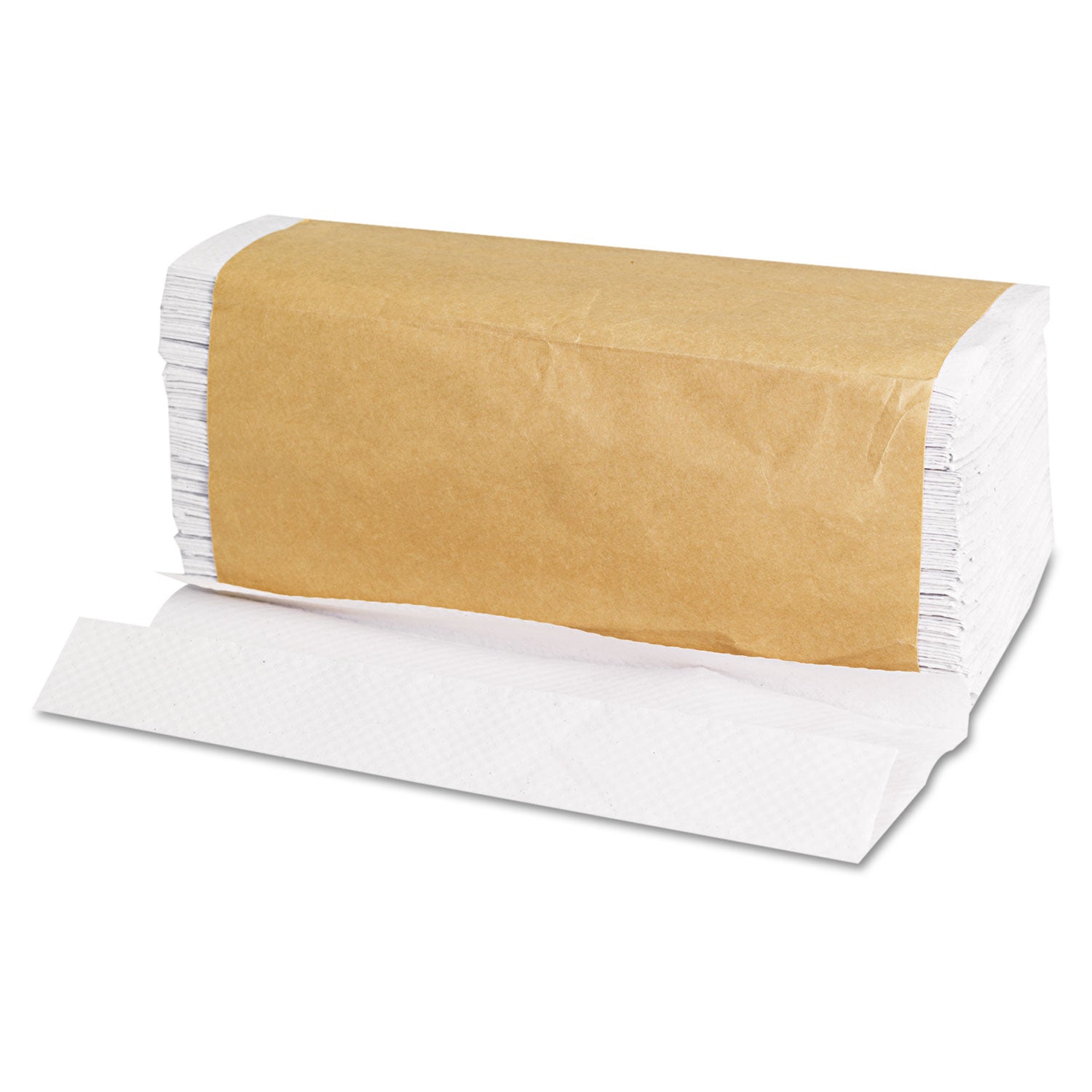 General Supply C-Fold Towels, 11 x 10.13, White, 200/Pack, 12 Packs/Carton