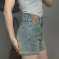 Women's Summer High-Waisted Slimming Stretchy Shorts For Plus-Size Girls