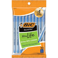 BIC Round Stic Grip Ballpoint Pens - 120 Count (12 Packs of 10) - Blue Ink