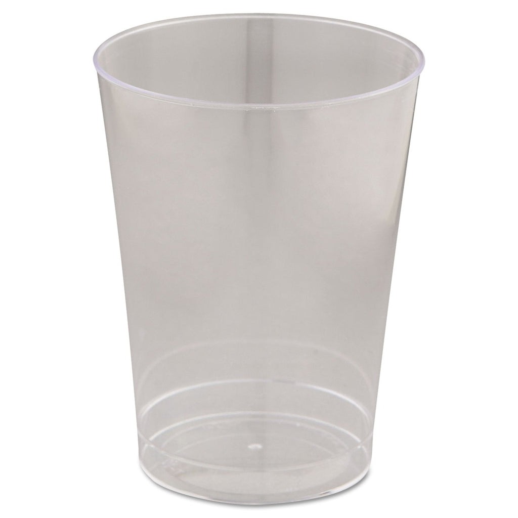 WNA Comet Plastic Tumblers, 10 oz, Clear, 25/Pack, 20 Packs/Carton