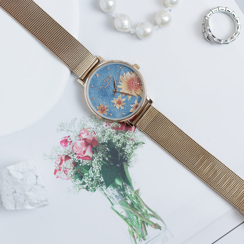 Van Gogh Sunflower Quartz Watch