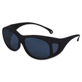 KleenGuard V50 OTG Safety Eyewear, Black Frame, Clear Anti-Fog Lens