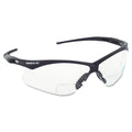 KleenGuard V60 Nemesis Rx Reader Safety Glasses, Black Frame, Smoke Lens, +2.0 Diopter Strength