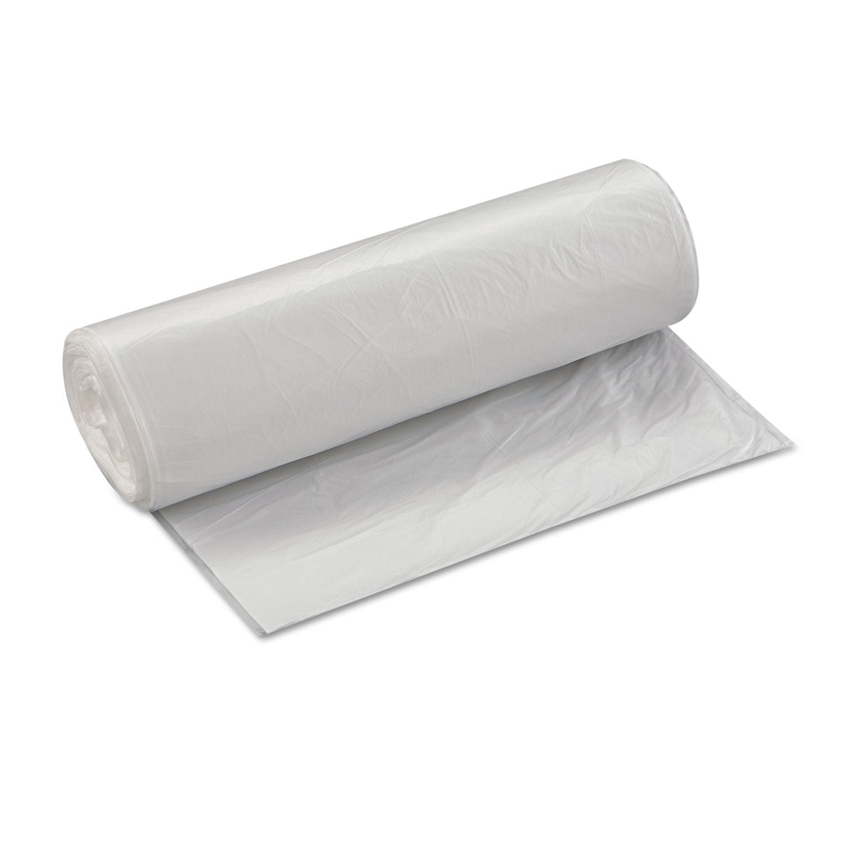 Inteplast Group High-Density Commercial Can Liners Value Pack, 33 gal, 14 microns, 33" x 39", Clear, 250/Carton