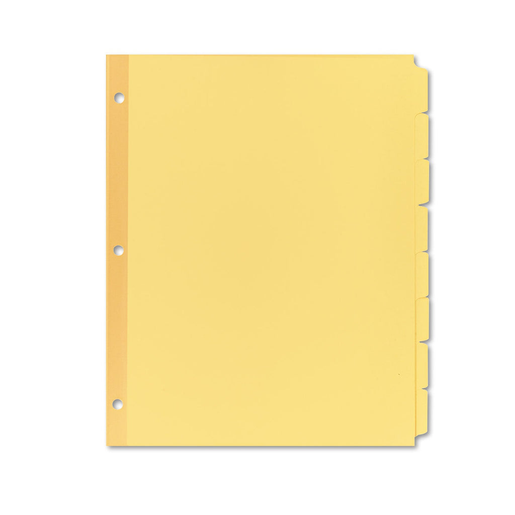 Avery Write and Erase Plain-Tab Paper Dividers, 8-Tab, 11 x 8.5, Buff, 24 Sets