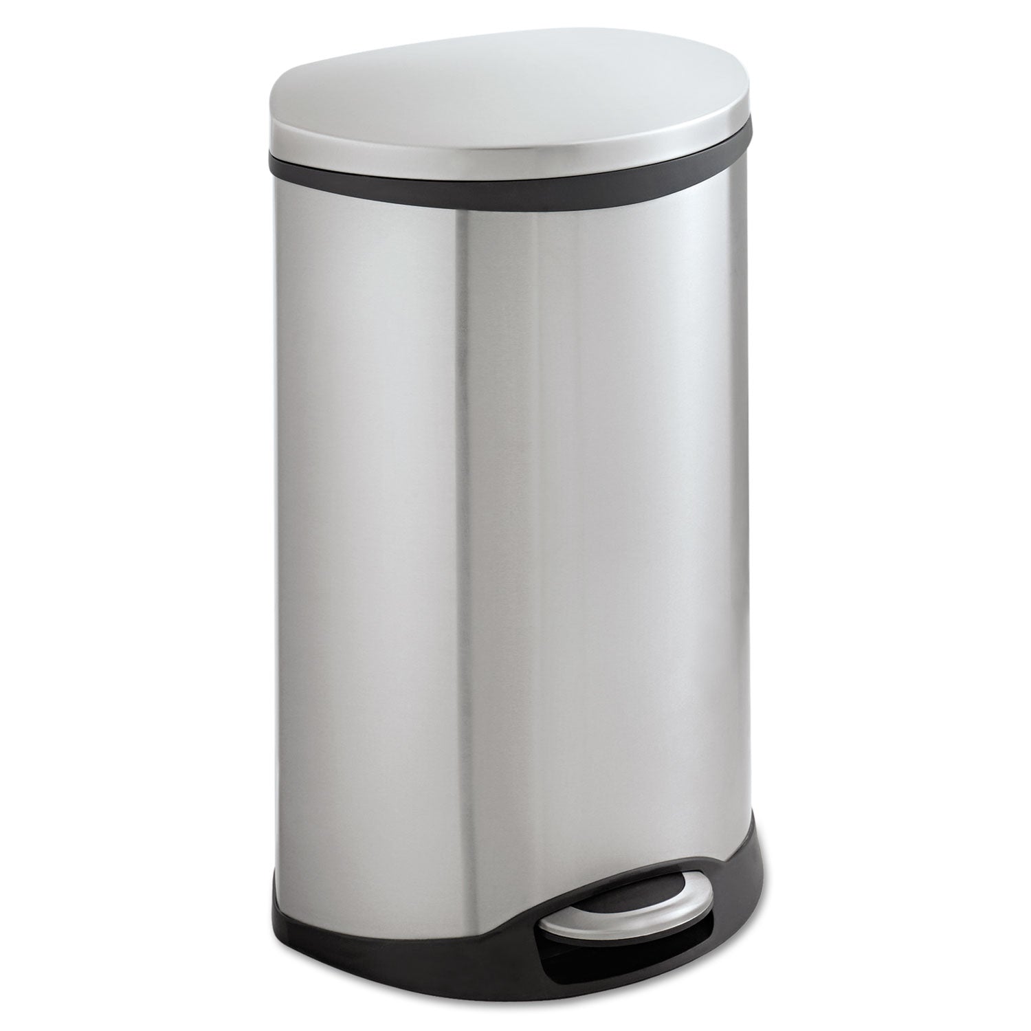 Safco Step-On Medical Receptacle, 12.5 gal, Stainless Steel