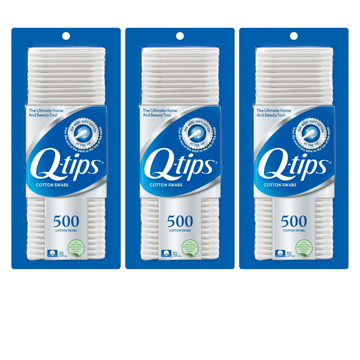 Q-tips Cotton Swabs For Clean Ears