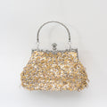 Acrylic Tassel-beaded Handbag With A Coin Purse Closure