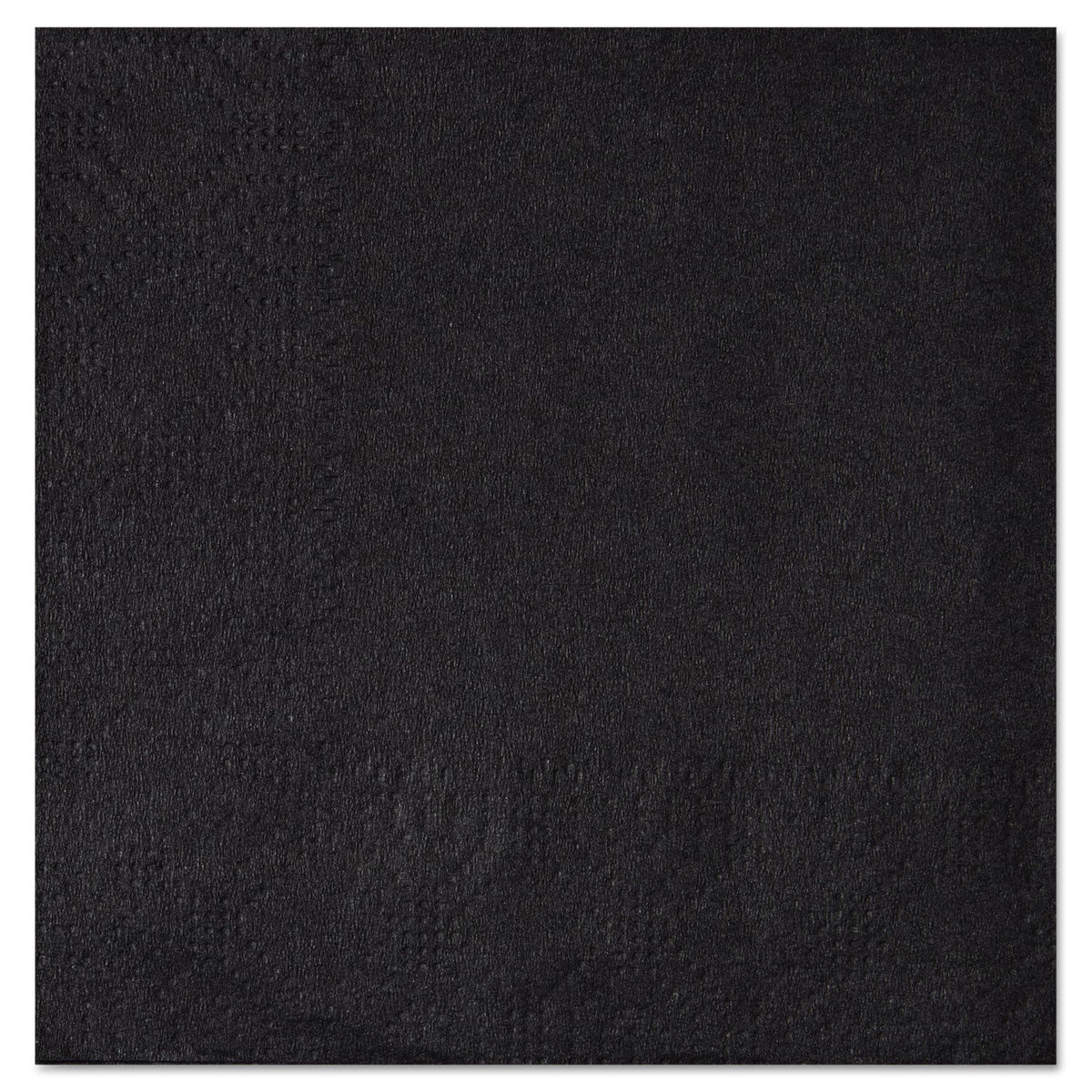 Hoffmaster Beverage Napkins, 2-Ply, 9 1/2 x 9 1/2, Black, 1000/Carton