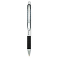 Zebra Z-Grip Flight Ballpoint Pen, Retractable, Bold 1.2 mm, Black Ink, White Barrel, 12/Pack