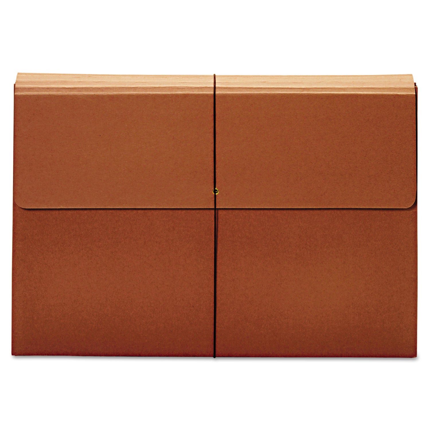 Pendaflex Expanding Wallet, 3.5" Expansion, 1 Section, Elastic Cord Closure, Tabloid Size, Brown