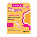 Maxim Liners and Pads Tampons Organic Cotton Plastic Applicator Super Plus