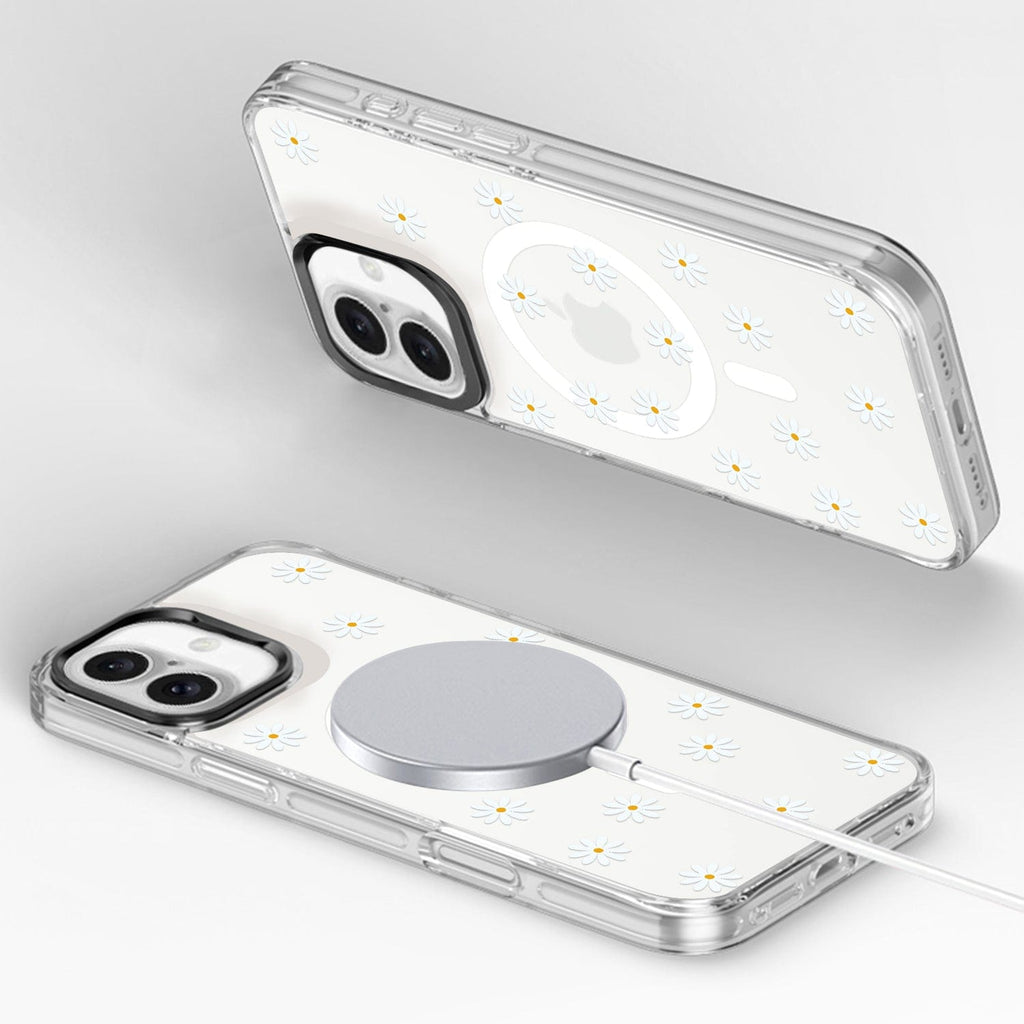 iPhone 16 Plus Floral Design Case with Swappable Back - Wireless Charging | Inspire Series