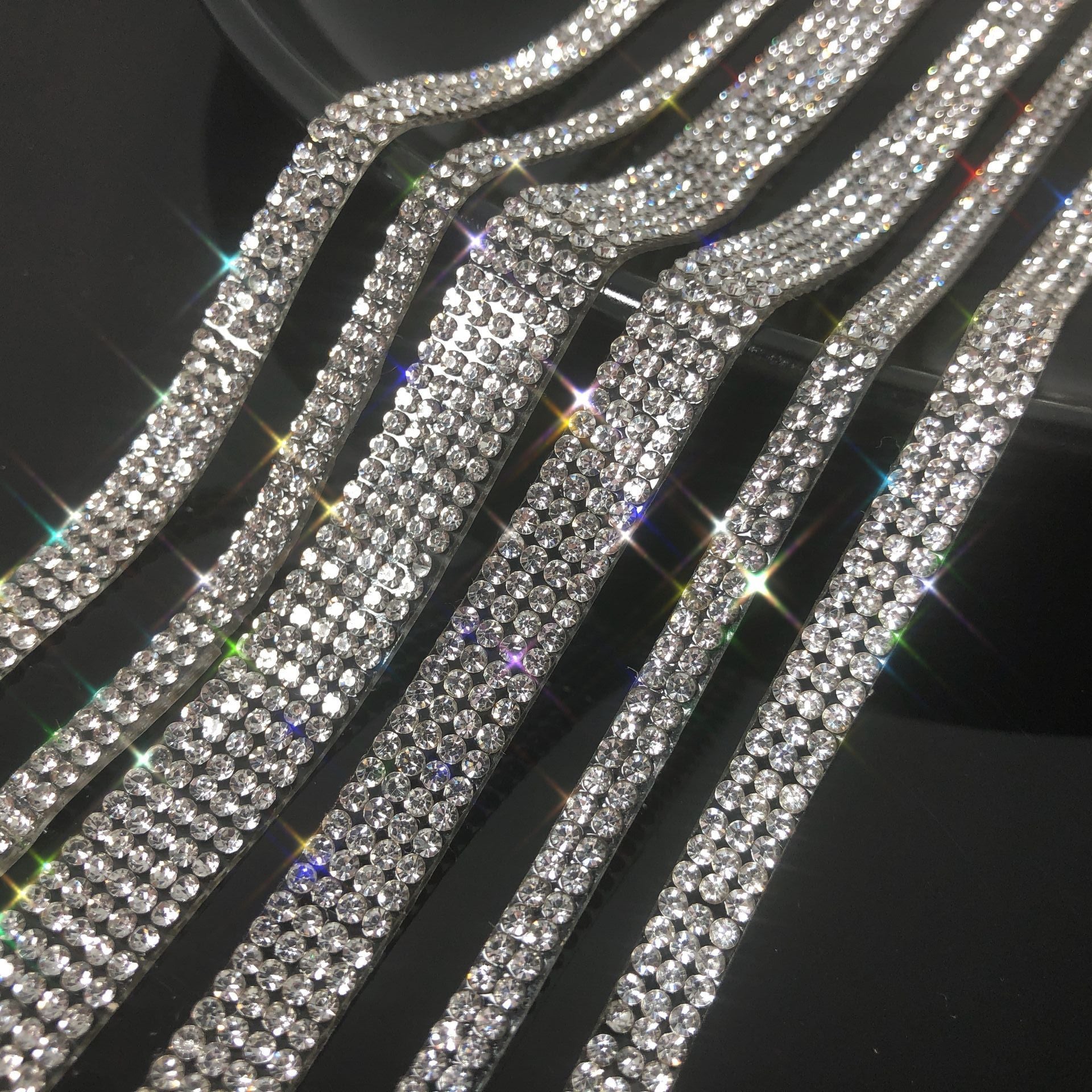 Rhinestone Belt And Waistband DIY Back Glue Hot Drilling