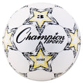 Champion Sports VIPER Soccer Ball, No. 3 Size, 7.25" to 7.5" Diameter, White