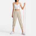 Eight-point Guard Pants Wear Running Fitness Pants Thin Section Casual Yoga Clothes