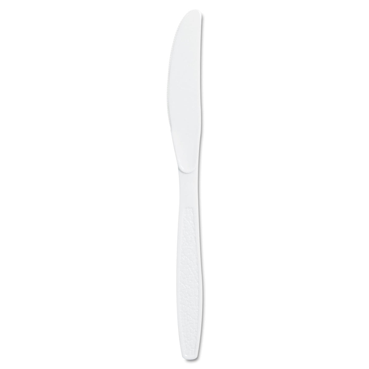 Dart Guildware Extra Heavyweight Plastic Knives, White, 100/Box