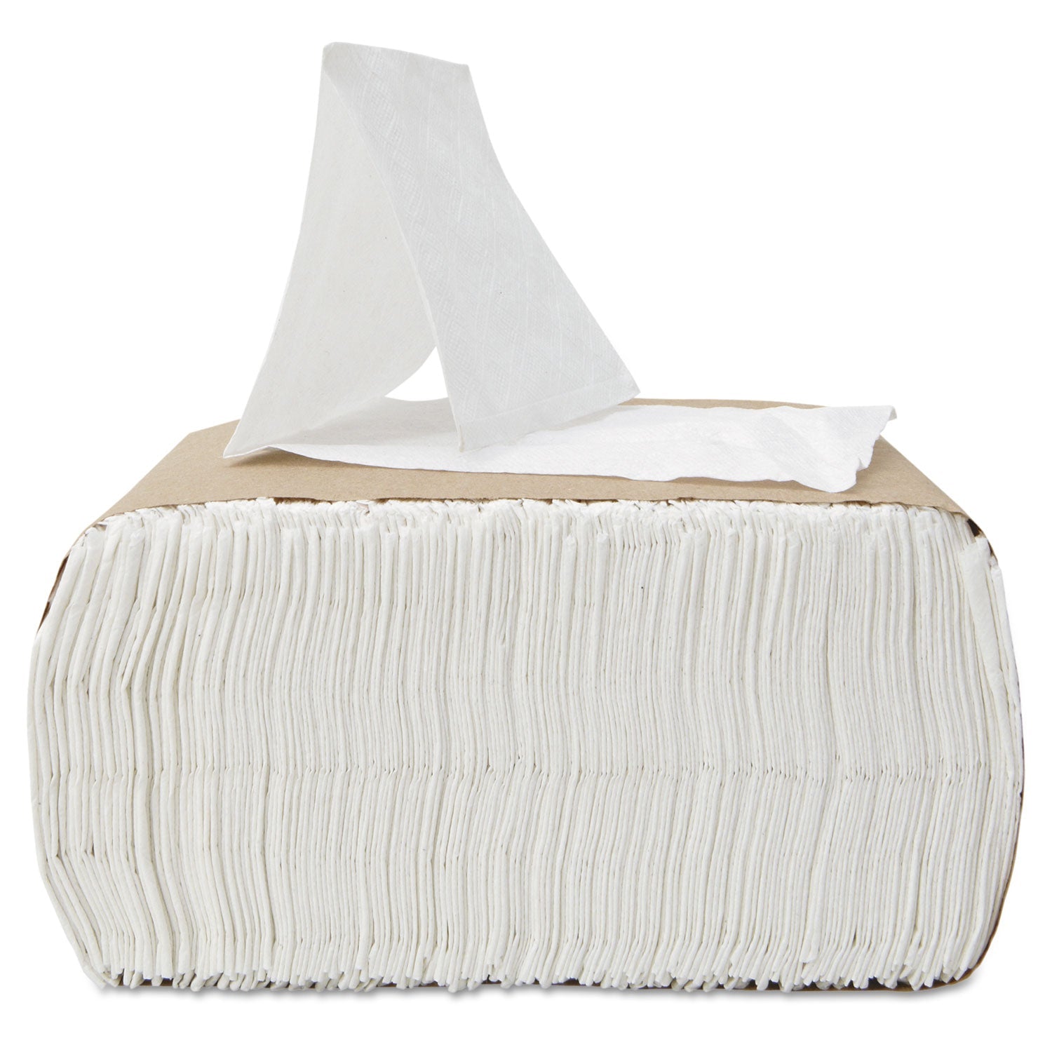 Boardwalk Low-Fold Dispenser Napkins, 1-Ply, 7 x 12, White, 400/Pack, 20 Packs//Carton