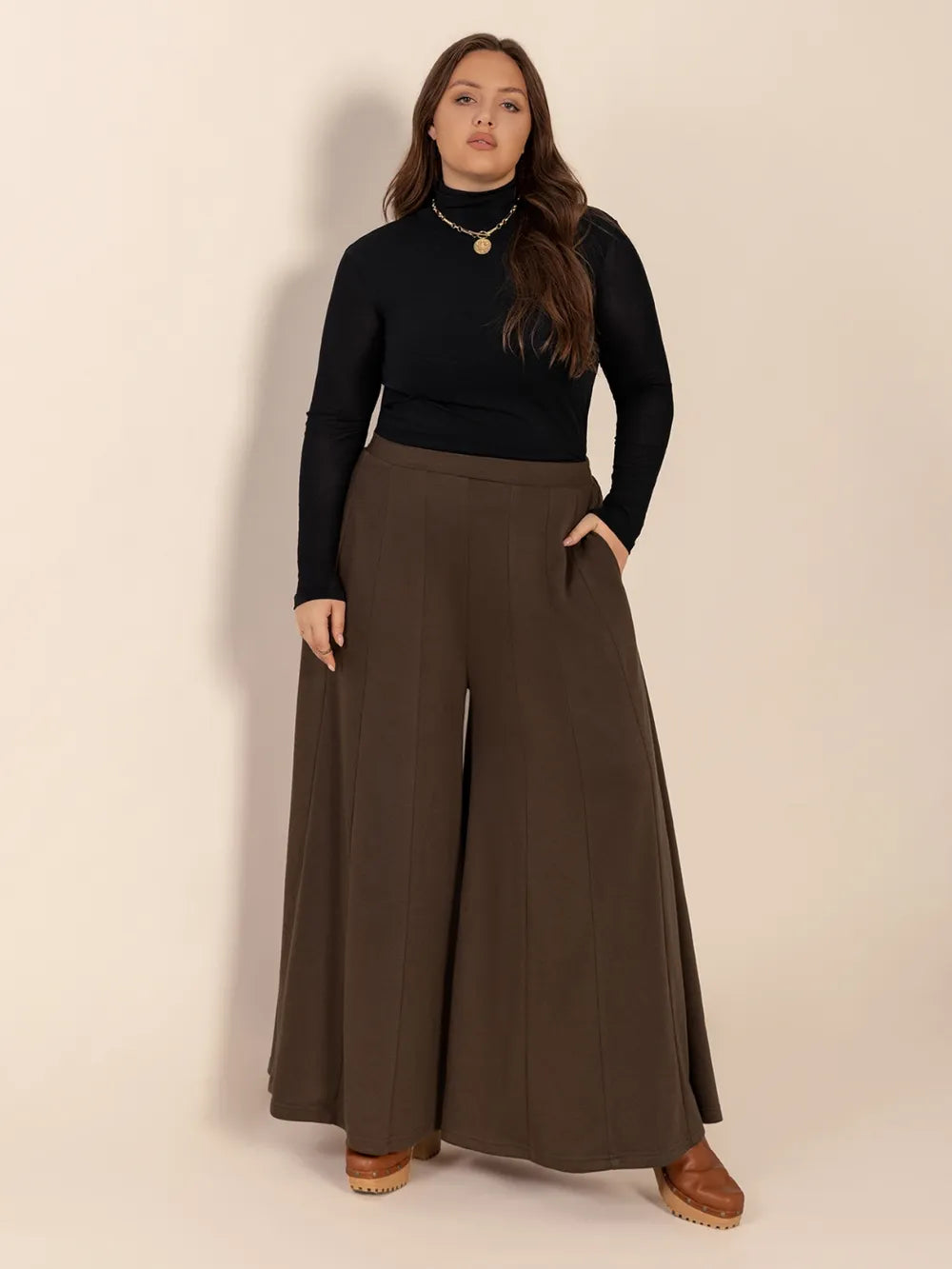 Wide Leg Pants with Pockets