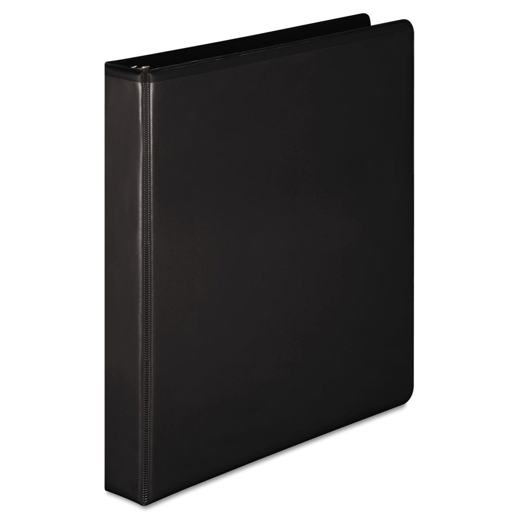 Wilson Jones Heavy-Duty D-Ring View Binder with Extra-Durable Hinge, 3 Rings, 1" Capacity, 11 x 8.5, Black