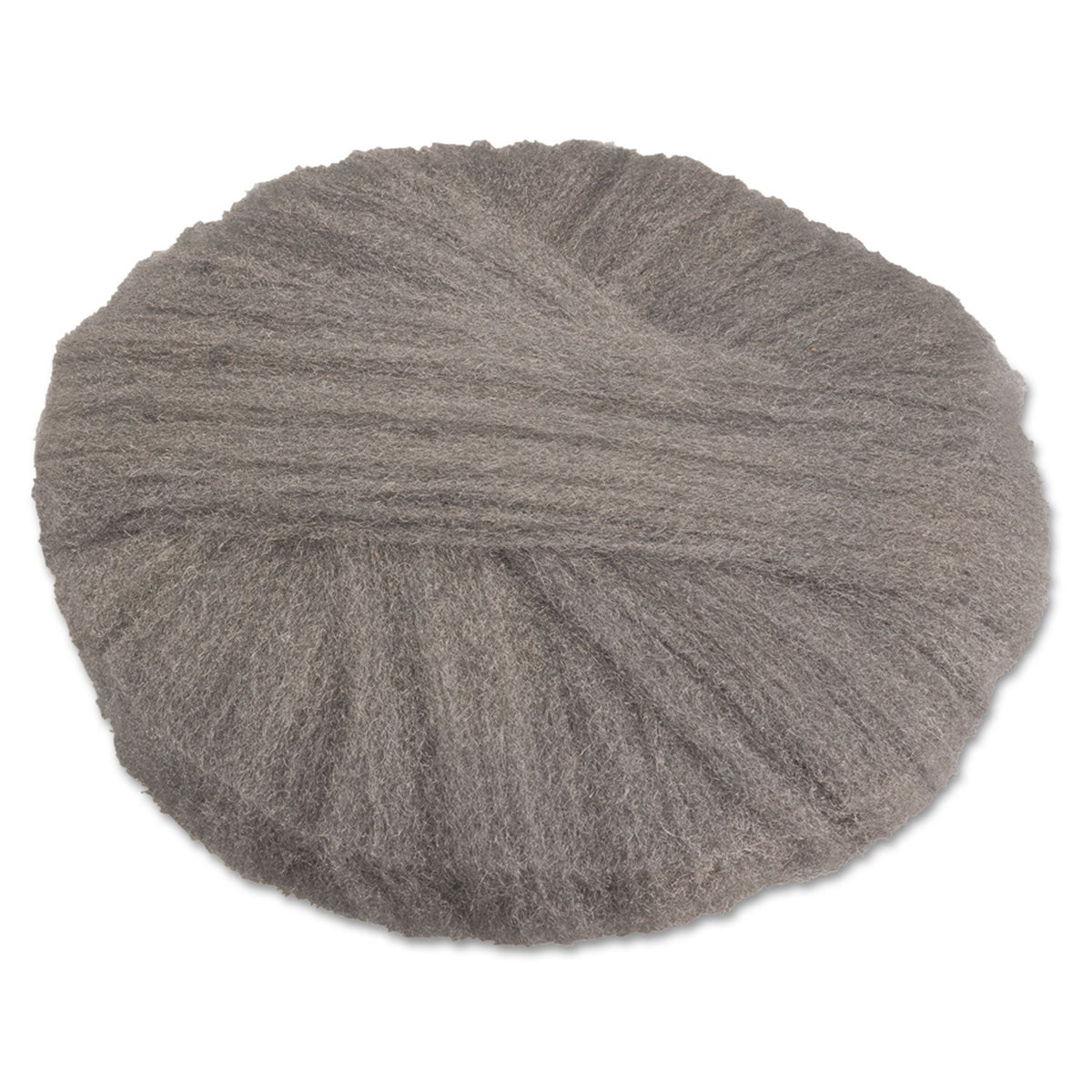 GMT Radial Steel Wool Pads, Grade 2 (Coarse): Stripping/Scrubbing, 20" Diameter, Gray, 12/Carton