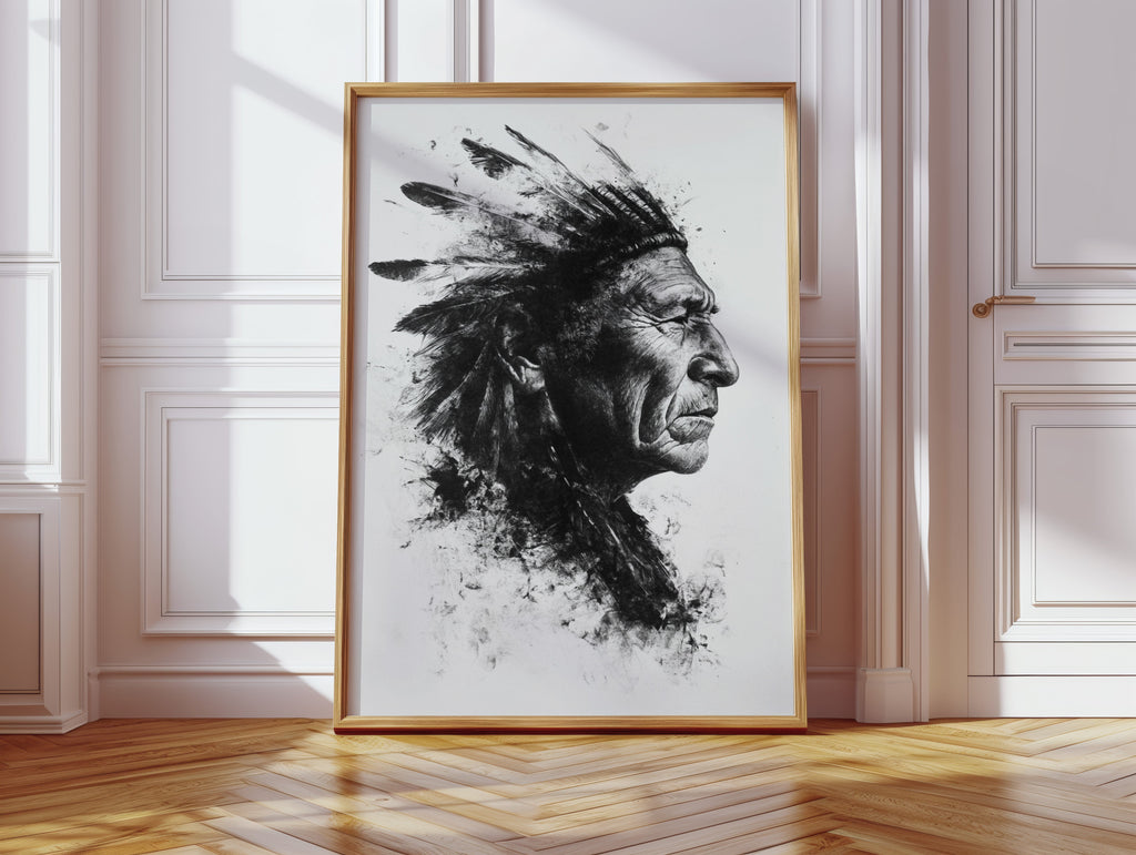Spirit of the Plains in Ink