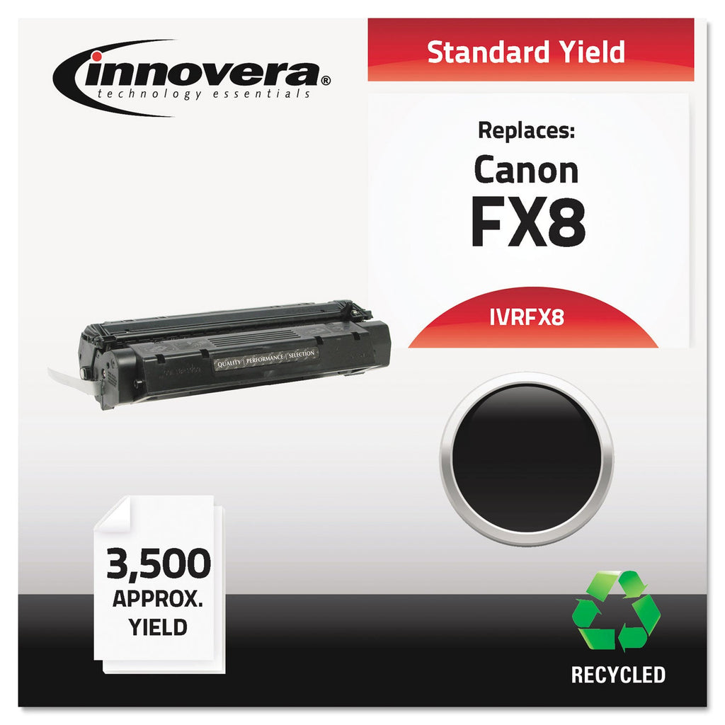Innovera Remanufactured Black Toner, Replacement for FX-8 (8955A001AA), 3,500 Page-Yield