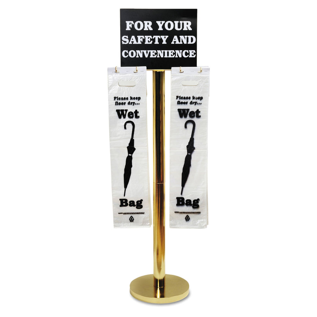 Tatco Wet Umbrella Bags, 7" x 31", Clear, 1,000/Box