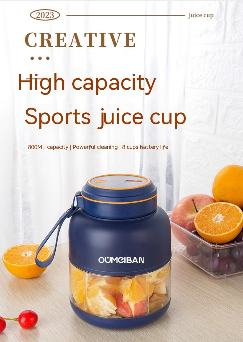 Portable Wireless Electric Juicer Cup 800ml 180W USB