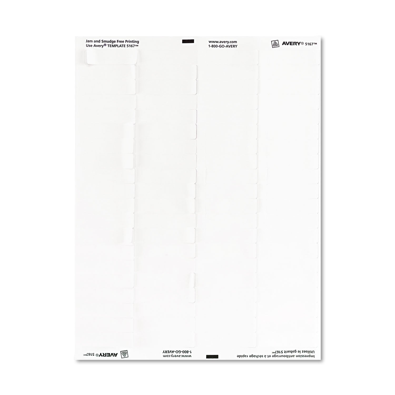 Avery Laser CD Labels, Matte White, 250/Pack
