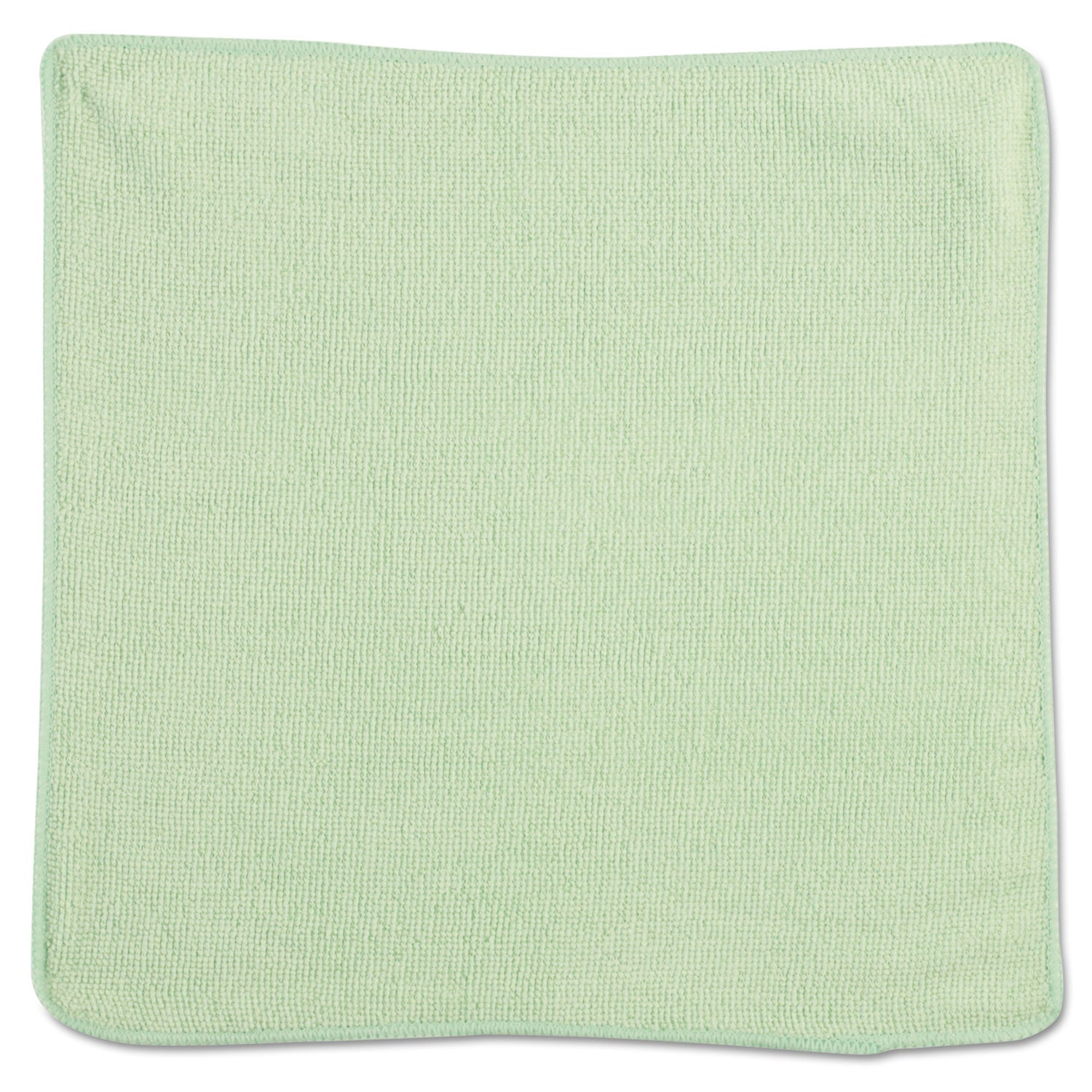 Rubbermaid Microfiber Cleaning Cloths, 12 x 12, Green, 24/Pack