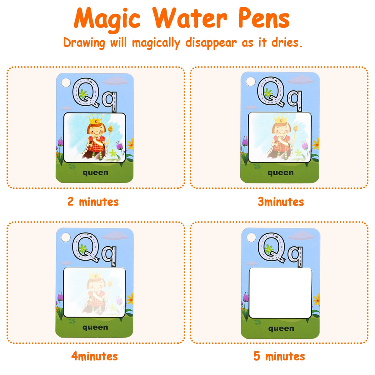 GBruno Alphabet Water Coloring Cards