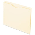 Pendaflex Manila Reinforced File Jackets, 2-Ply Straight Tab, Letter Size, Manila, 50/Box