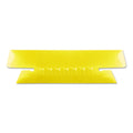 Pendaflex Transparent Colored Tabs For Hanging File Folders, 1/3-Cut, Yellow, 3.5" Wide, 25/Pack